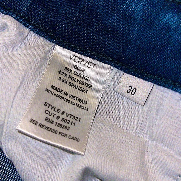 ☃️BOGO50%☃️ 🆕💙VERVET: Mid Rise Distressed Ankle Skinny Jeans 11/30 - Picture 7 of 9